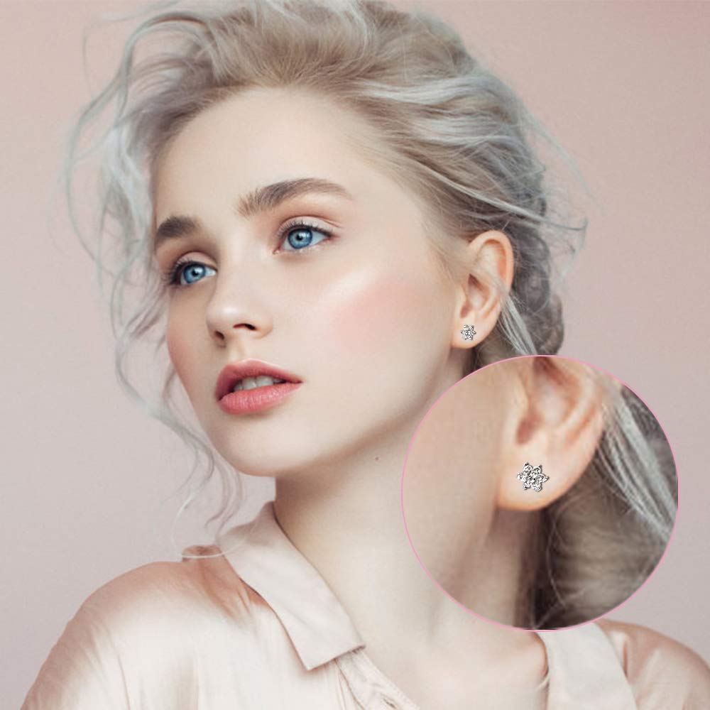 Orecchino Cartilage, 12 paia di orecchini di Tragus hanno 12 forme diverse e orecchino di Tragus de Cartilage per uomo donna, orecchino piercing facile da indossare, Acciaio inossidabile