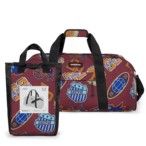 EASTPAK Station, Reisetasche, 30 x 62 x 29 cm, 58 L - Clash Burgundy (Rot)