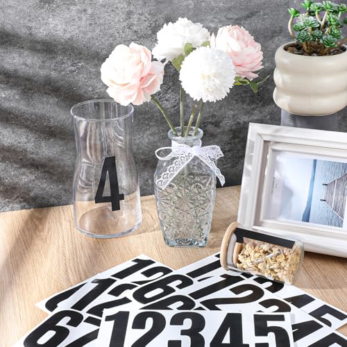 6 Stück Aufkleber Hausnummer Zahlen Wetterfester Klebezahlen Briefkasten Sticker Reflektierende Briefkastennummern Große Vinyl Nummernaufkleber Selbstklebende Zahlenaufkleber Für Postkasten Schilder