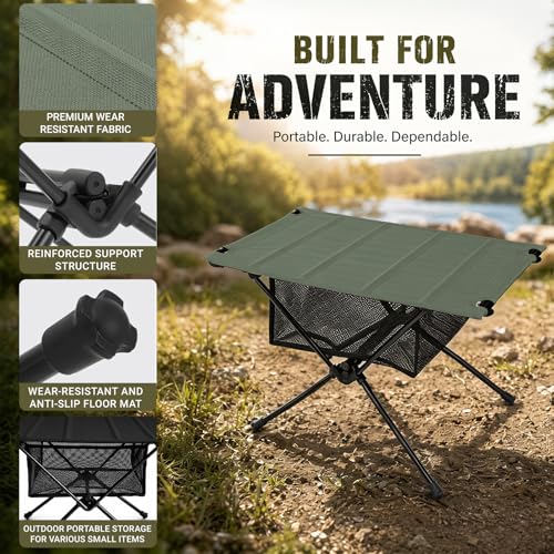 Table de camping pliable ultra légère contre l'encombrement - 4