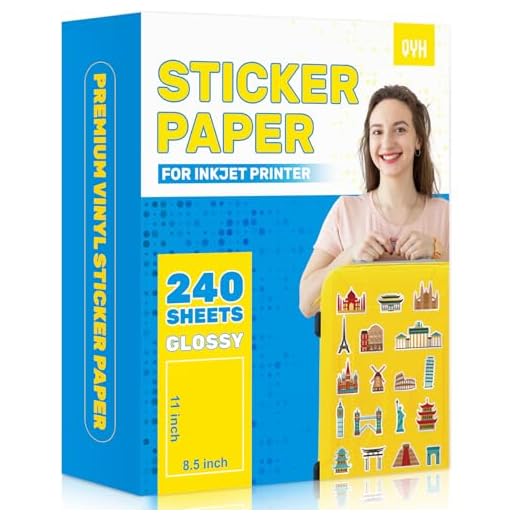 High-Quality Printable Vinyl Sticker Paper