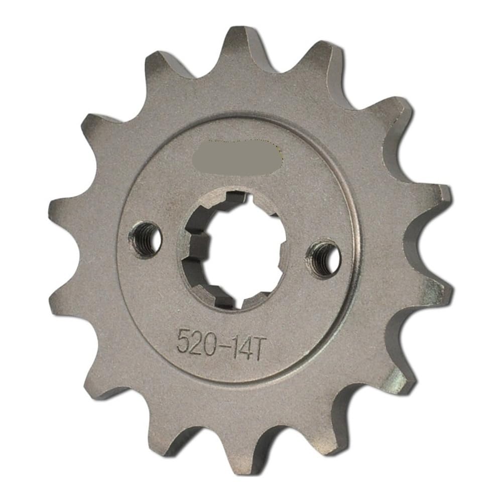 520 13T 14T Pignone Moto Misura for Honda CRM125 90-99 CBX250 XL250 XL125R Baja XL125V Varadero 01-13 VT125C Shadow 99-07(14 Teeth)