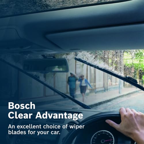Image of Bosch Wiper Blade 3397016576KTS CLEAR Advantage, Single, 16 Inch, Driver Side, Comes with Easy to Install Quick-clip Adapter