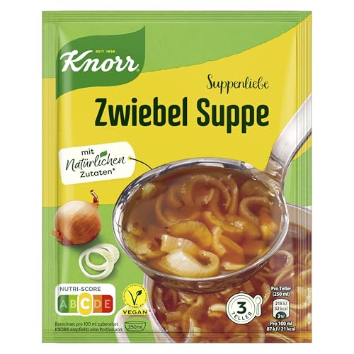 Knorr Suppenliebe Zwiebelsuppe, 15 x 3 Teller (15 x 46g)