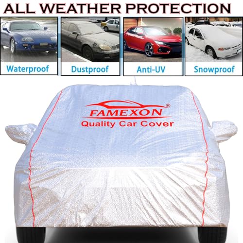 Image of Hyndai Creta Car Cover Waterproof with Free Bag and All Weather for Car Cover,100% Waterproof Outdoor Car Covers Rain Snow UV Dust Protection. Custom Fit
