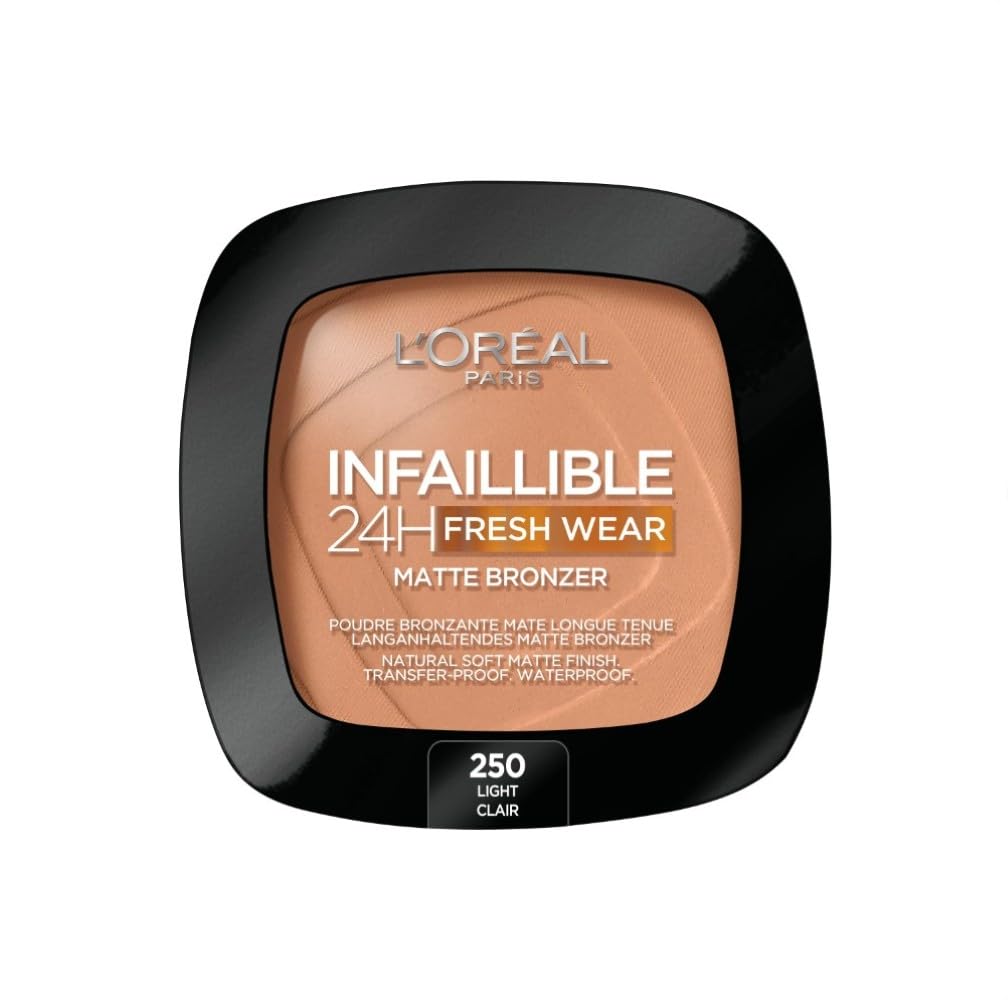 L'Oreal Infaillible 24HR Fresh Wear Matte Bronzer - 250 Light Waterproof