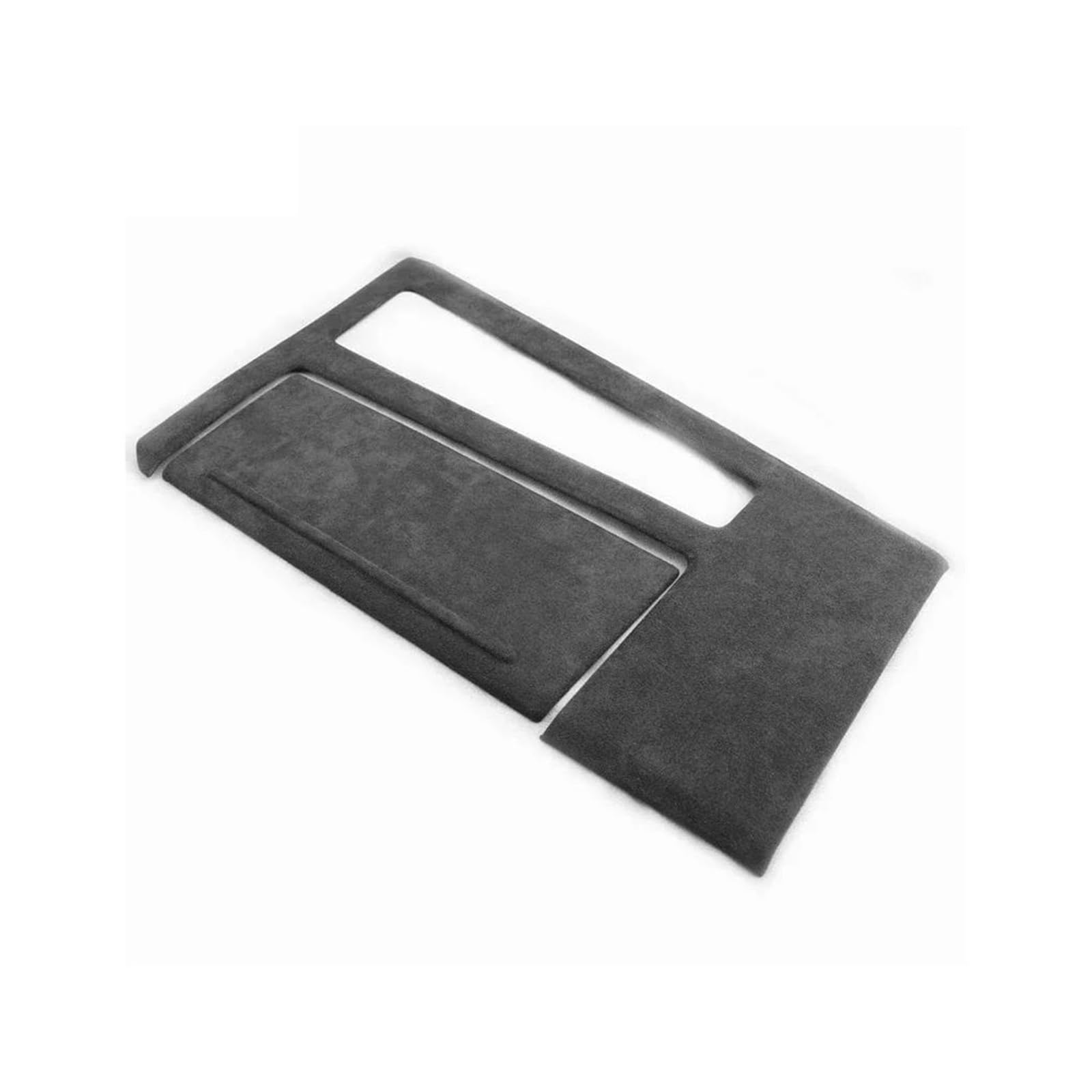 Fcaopcwama Gear Panel Black Rhd For Audi A6 C8 A7 Rs7 2019-2024 Suede Overlay Panels On Dashboard Armrest Gear Control And Doors Car Armrest Storage Box