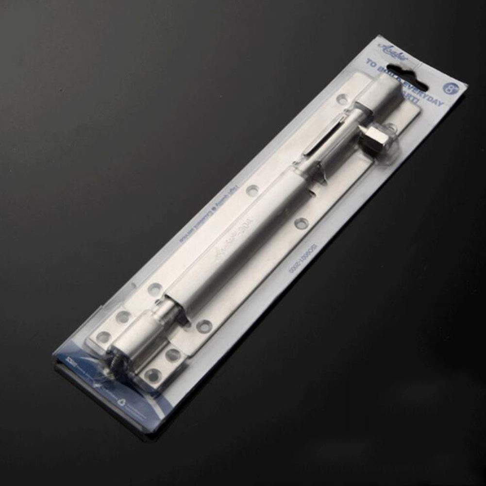 Pestillo para cerradura de puerta, Cerradura de perno puerta corredera for muebles ventana baño, inodoro, 4 pulgadas, 5 y 8(5 inch)