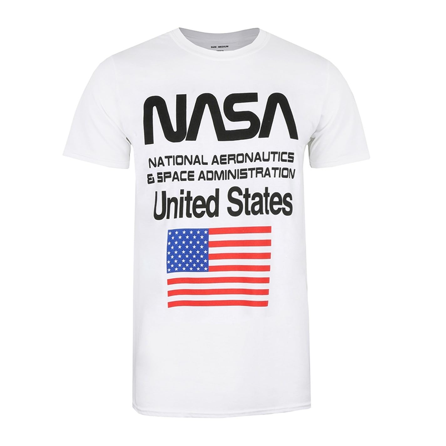 NASA Cotton T-Shirt - White - Mens XXL