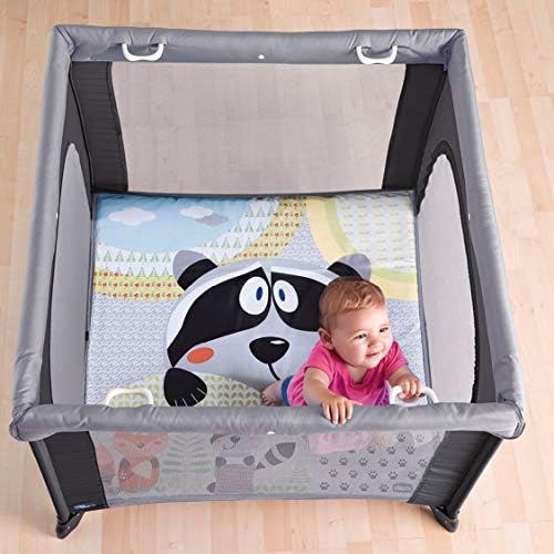 Chicco Parc Open Lit Parapluie Evolutif De Voyage Pour Bebes Et Enfants Parc De Jeu Avec Tapis Amovible Fenetres Laterales En Maille 4 Poignees Et Sac De Transport De La Naissance A