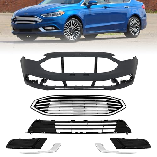 6.7L - Front Grill Cover Released For Service For Use In Extreme Cold/Snowy Weather - 2021-2023 Ford F-650/F-750 2 PENSUN Complete Front Bumper Cover W/Upper Lower Grille Grill Fog Lamp Covers Fit For 2017 2028 Ford Fusion - OE Style