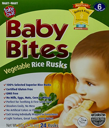 Want Want Take One Vegetables Baby Bites Solid Foods 50g