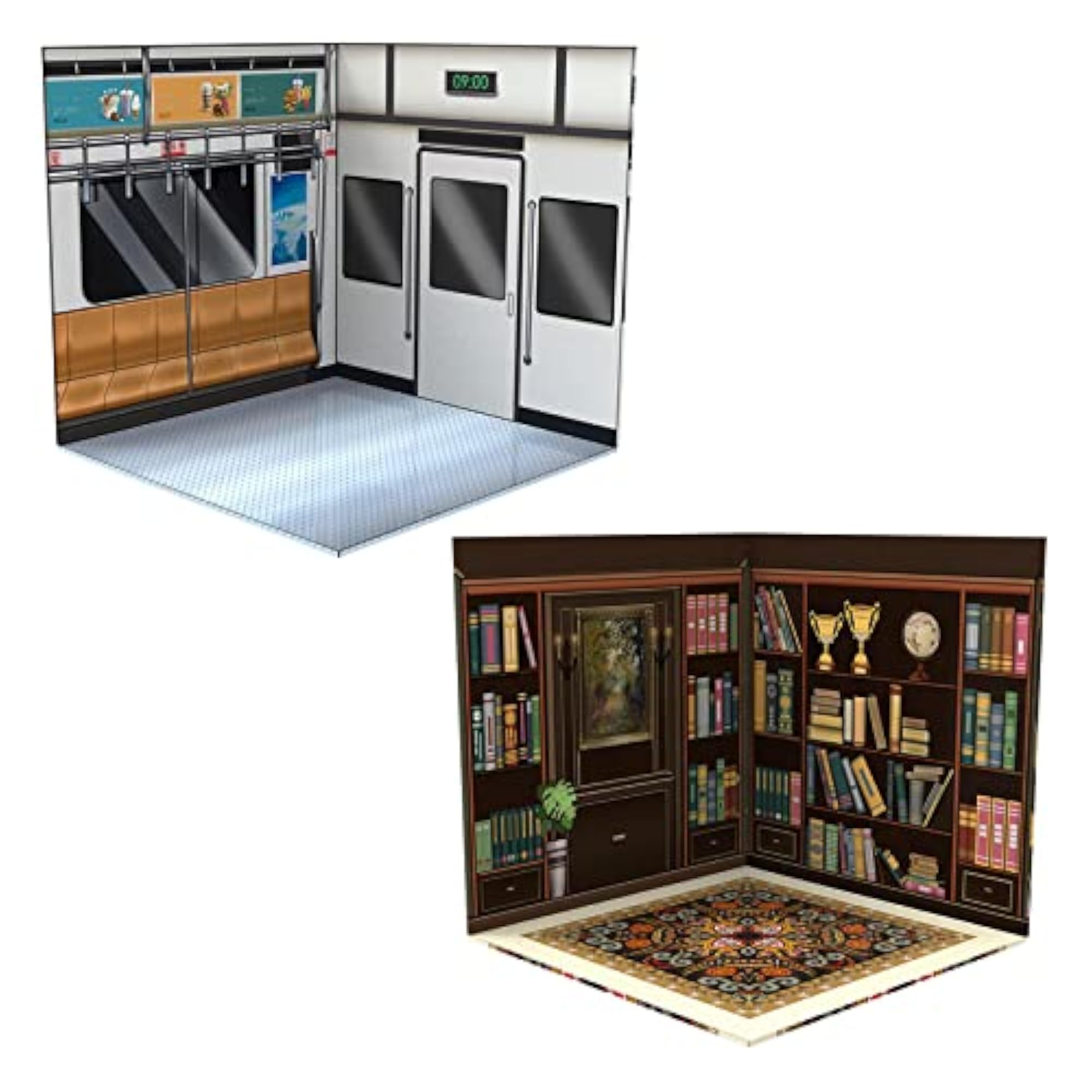 2X 1:12 Backdrop Scene Model Collection Layout Background