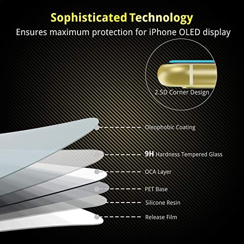 Image of UNBREAKcable Screen Protector for Compatible With iPhone 11 / Compatible With iPhone XR [2 Pack][Easy Installation Frame]Tempered Glass 2.5D Double Defense Premium Tempered Glass for Compatible With iPhone 11 / XR 6.1 inch [Anti-Scratch, Anti-Fingerprint, Bubble Free and Case-Friendly]
