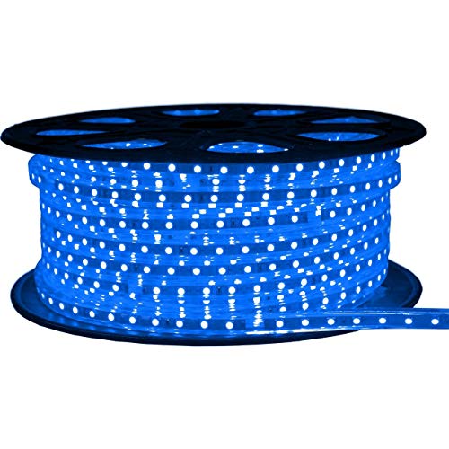 Cinta LED Azul - 120 Voltios - Alta Potencia - 45.11 m miniatura 1
