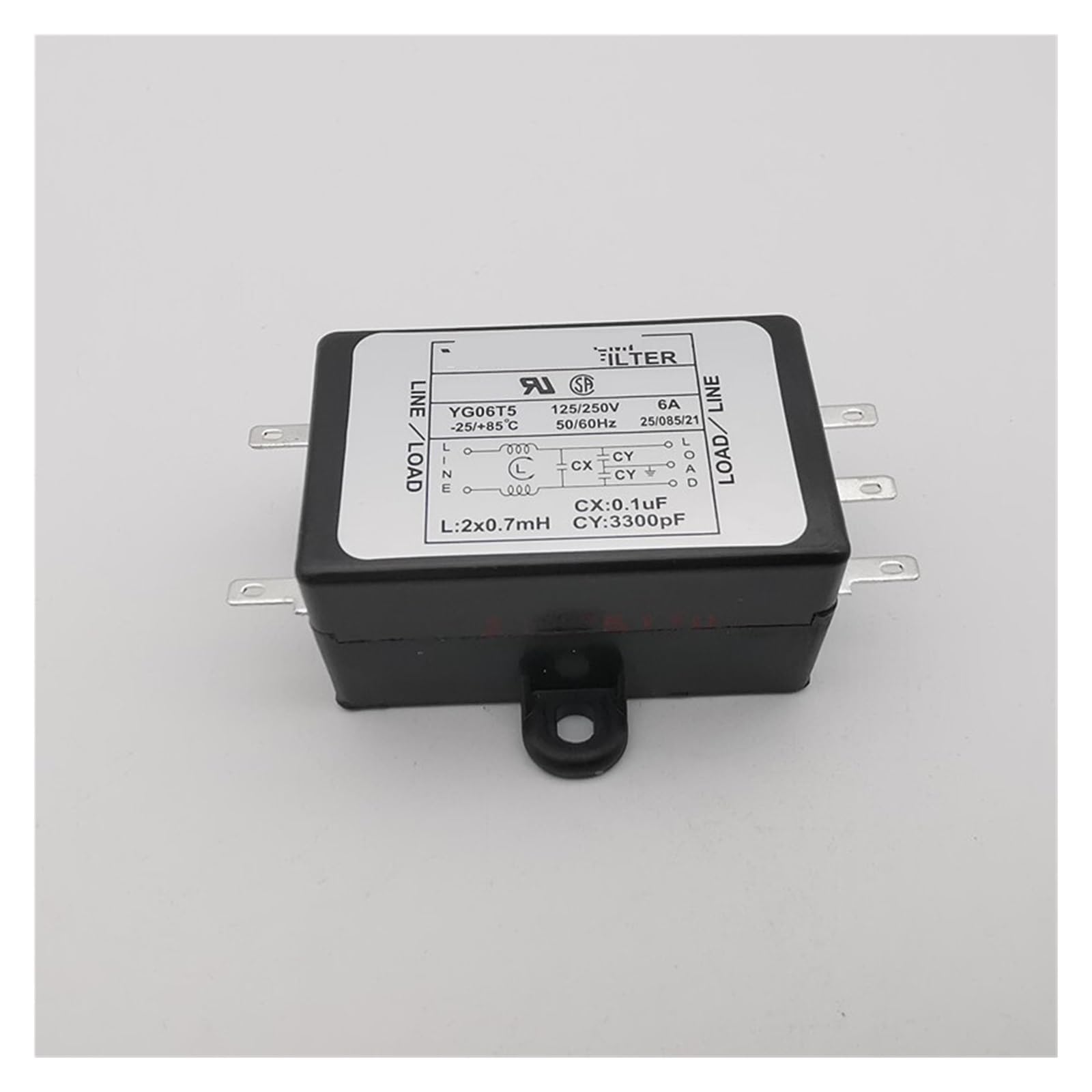 Netzfilter YG10T5 YG06T5 Entstörfilter 6A 10A(YG06T5 6A)