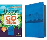 NLT GO Bible for Kids (LeatherLike, Blue Mountains): A Life-Changing Bible for Kids