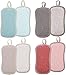 FSZBWL Lot De 8 Eponges Vaisselle Reutilisable en Microfibre - Lavable Ecologique Double Éponge pour Les Poêlons Antiadhésifs, Tampons Antibactérienne Éponge pour Nettoyer Poêlons