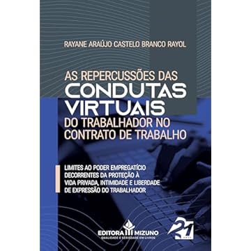 Capa do livro As Repercussões das Condutas Virtuais do Trabalhador no Contrato de Trabalho