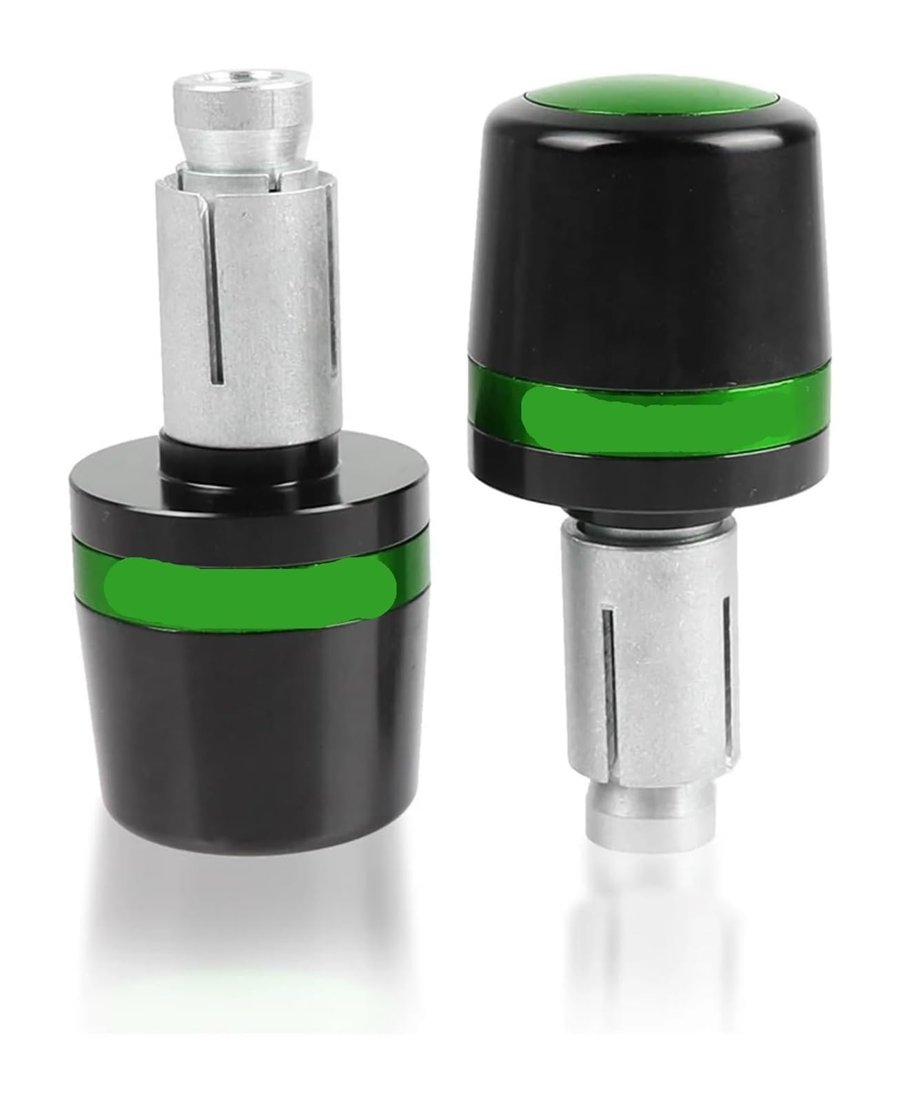 para VT750 VT 750 2004-2009 Accesorios para Motocicletas Puños De Manillar De 7/8" Y 22 Mm Extremos del Manillar Peso Extremo Manillar Barra Motocicleta(Verde)