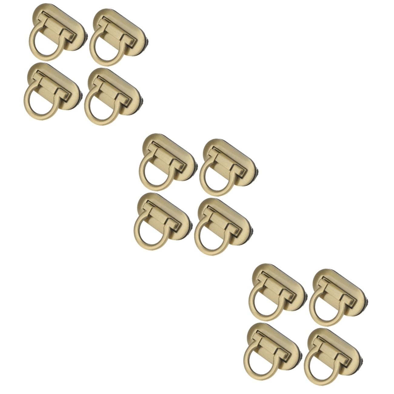 Uonlytech 3 Set Di Lucchetti in Lega Pressofusi Lucchetti Per Valigie Accessori Per Lucchetti Da Viaggio in Bronzo Lucchetti Di Ricambio 4 Pezzi*3