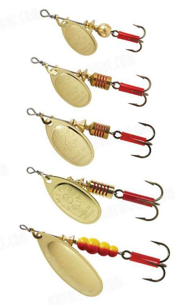 cuiller MEPPS AGLIA Taille 4-9, 4, or, vrac a la Piece