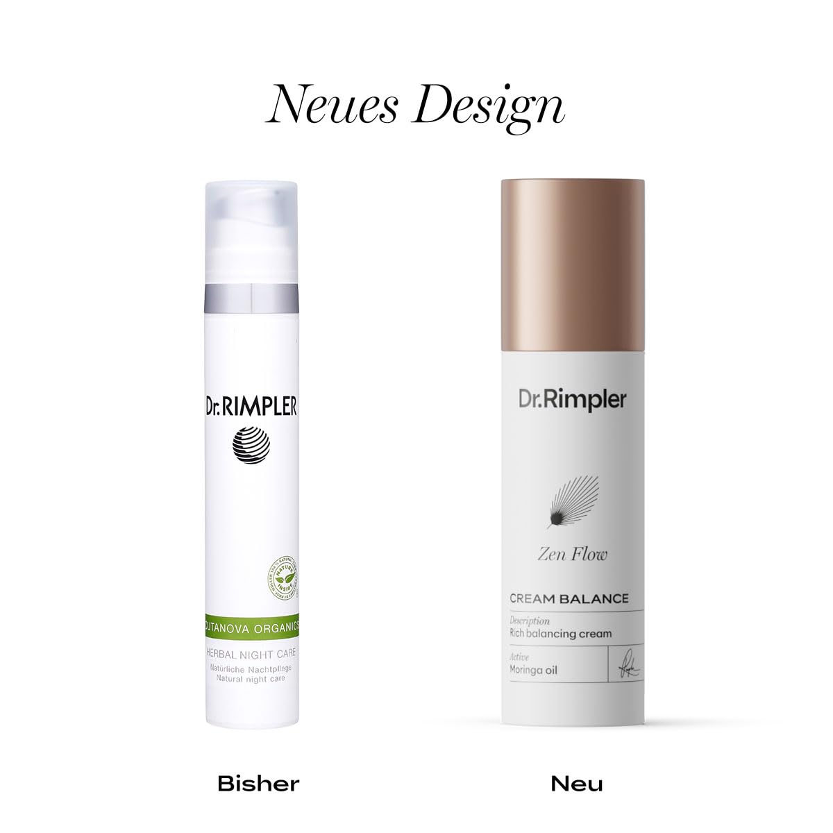 Dr. Rimpler Zen Flow CREAM BALANCE 50ml - regenerierende, gehaltvolle Pflegecreme mit wertvollen Ölen und beruhigenden Wirkstoffen - als Nachtcreme oder 24h Creme verwendbar