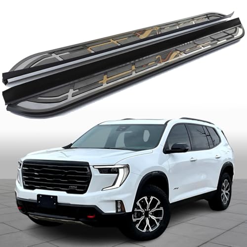 Juego 2 estribos negros para GMC Acadia 2024-2026 miniatura 1