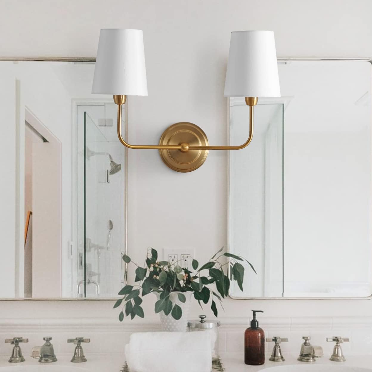 SAFAVIEH Collection Rema Oil-Rubbed Bronze/Off-White 3-Light Adjustable Pendant (LED Bulbs Included) PND4111A