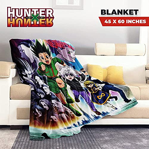 Just Funky Hunter X Hunter Phantom Troupe Blanket | 45 X 60 Inches Blanket With Hunter X Heros | Anime-Based Design – Great For Fans And Collectors #TOP3