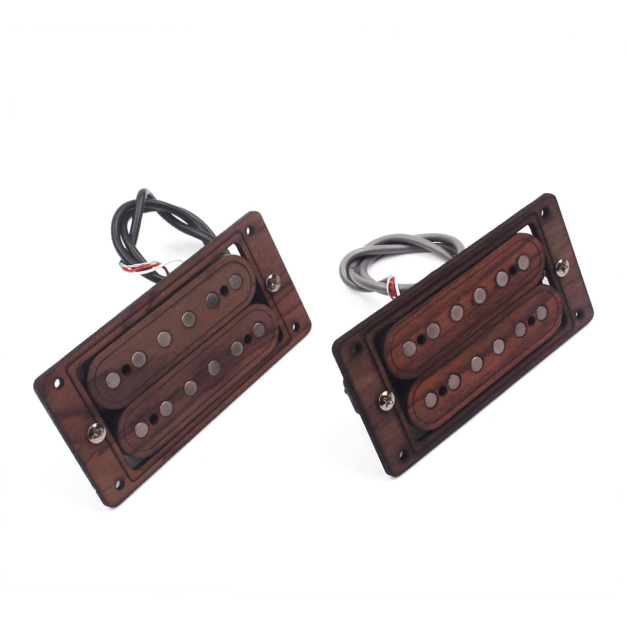 BESTonZON Pickup Per Chitarra Elettrica Humbucker in Palissandro Corde Parti Di Ricambio Per Manico Ponte Filo Di Rame Alnico