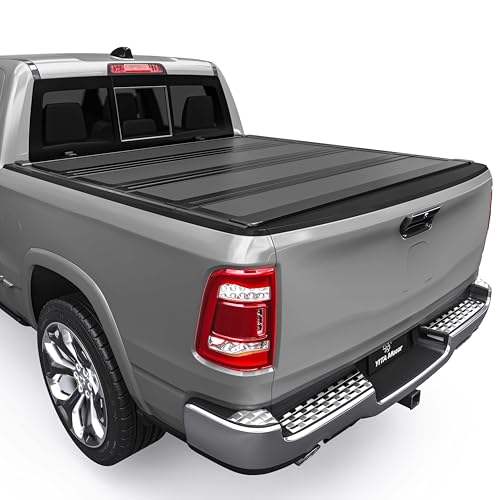 YITAMOTOR Low-Profile Hard Quad-Fold Truck Bed Tonneau Cover Compatible with Dodge Ram 2500 3500 2010-2025 with 6.4 ft Bed Without Rambox 6'4" Low-Profile Hard 4-Fold 2010-2025 2500 3500