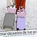 Kami-So Ice Skate Bag Tote | Durable Tote for Ice Skating Accessories | Holds Ice Skates, Essentials, and Practice Gear | Ideal Gift Skating Bag for Rink or Travel - Lilac