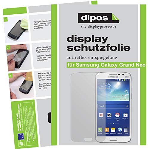 dipos Films de protection d'écran pour Samsung Galaxy Grand Neo (2 unités) - Antireflet mat film de protection d'ecran