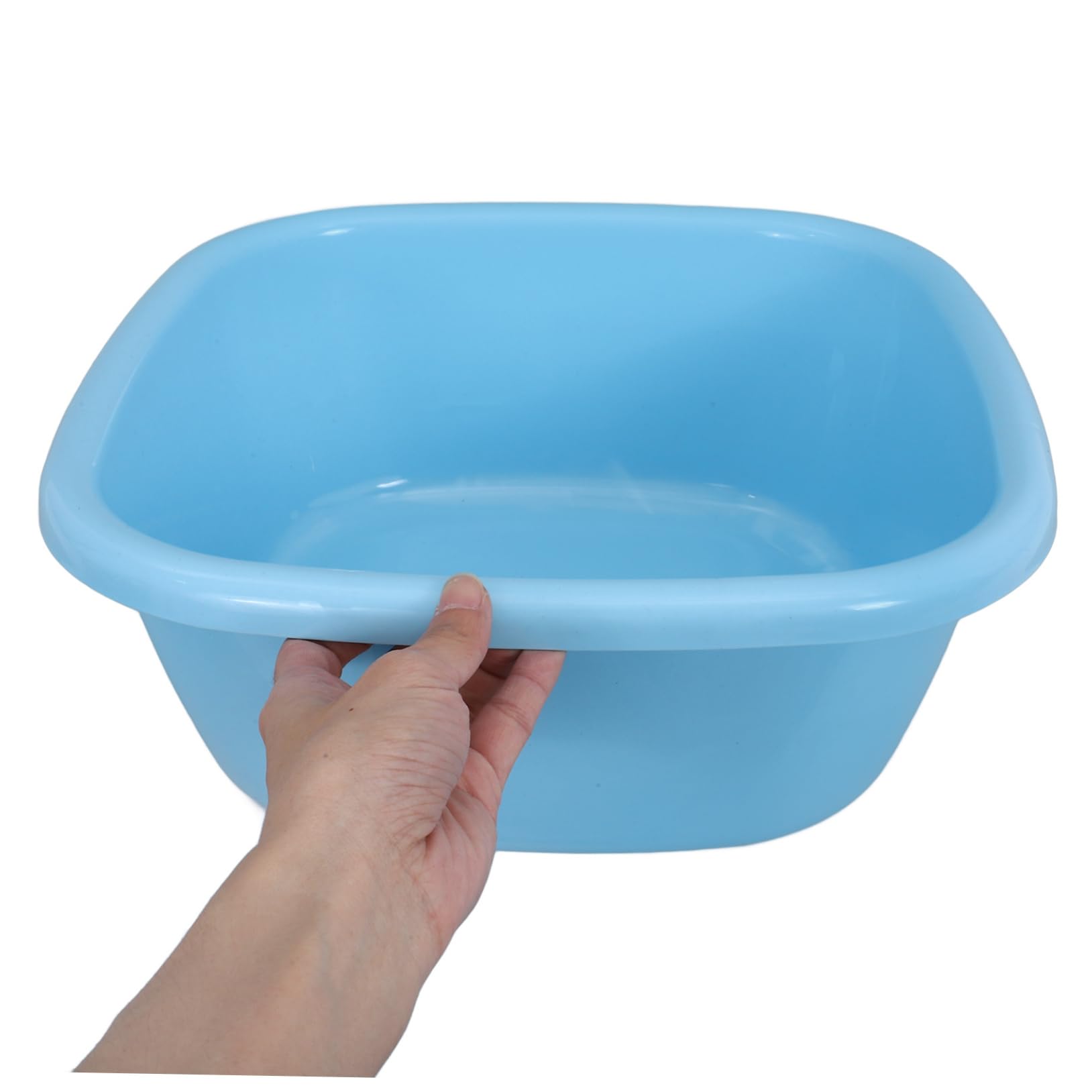 Beaupretty Lot de 3 Bassines Carrées Grand Format en Pp Épais, Bleu, Kaki et Blanc, Bac à Vaisselle pour Évier Cuisine, Lavage Vaisselle et Bassine Multifonction pour Bébé et Usage