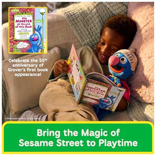 GUND Sesame Street Super Grover Toothpick 15-Inch Plush Toy, Ages 1+ - image 6