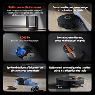 XIAOMI Vacuum X20 Max – Aspirateur Balai sans Fil Ultra-Puissant, autonomie 75 Min, Brosse motorisée Multi-Surfaces