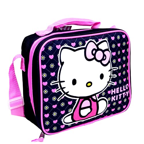 Sac à déjeuner Hello Kitty noir pour conserver vos plats faits maison - 3