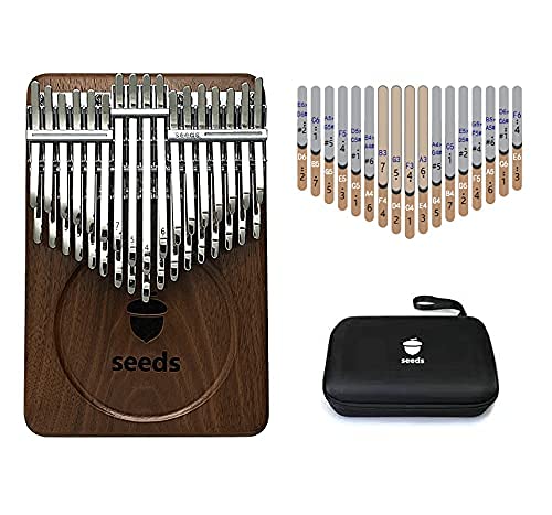 JUJUN Seeds Piscis 34 Chromatic Key Kalimba C-Tuned | Instrument De Piano À Pouce À Panneau Plat Double Couche | Idée De… - Les Beatles, Paul McCartney, John Lennon, RIngo Starr, George Harrison JUJUN Seeds Piscis 34 Chromatic Key Kalimba C-Tuned | Instrument De Piano À Pouce À Panneau Plat Double Couche | Idée De… – Image 8