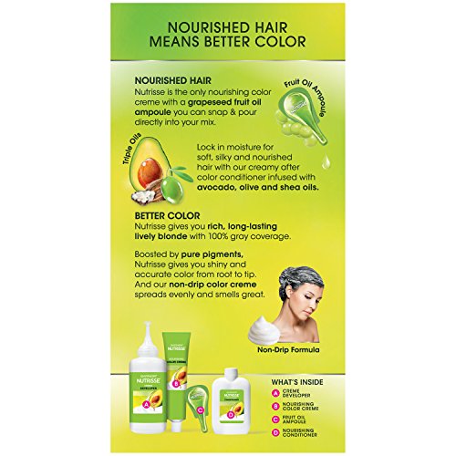 image for Garnier Nutrisse Nourishing Hair Color Creme, 100 Extra-Light Natural 
