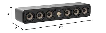 Amazon.com: Polk Signature Elite ES35 Slim Center Channel