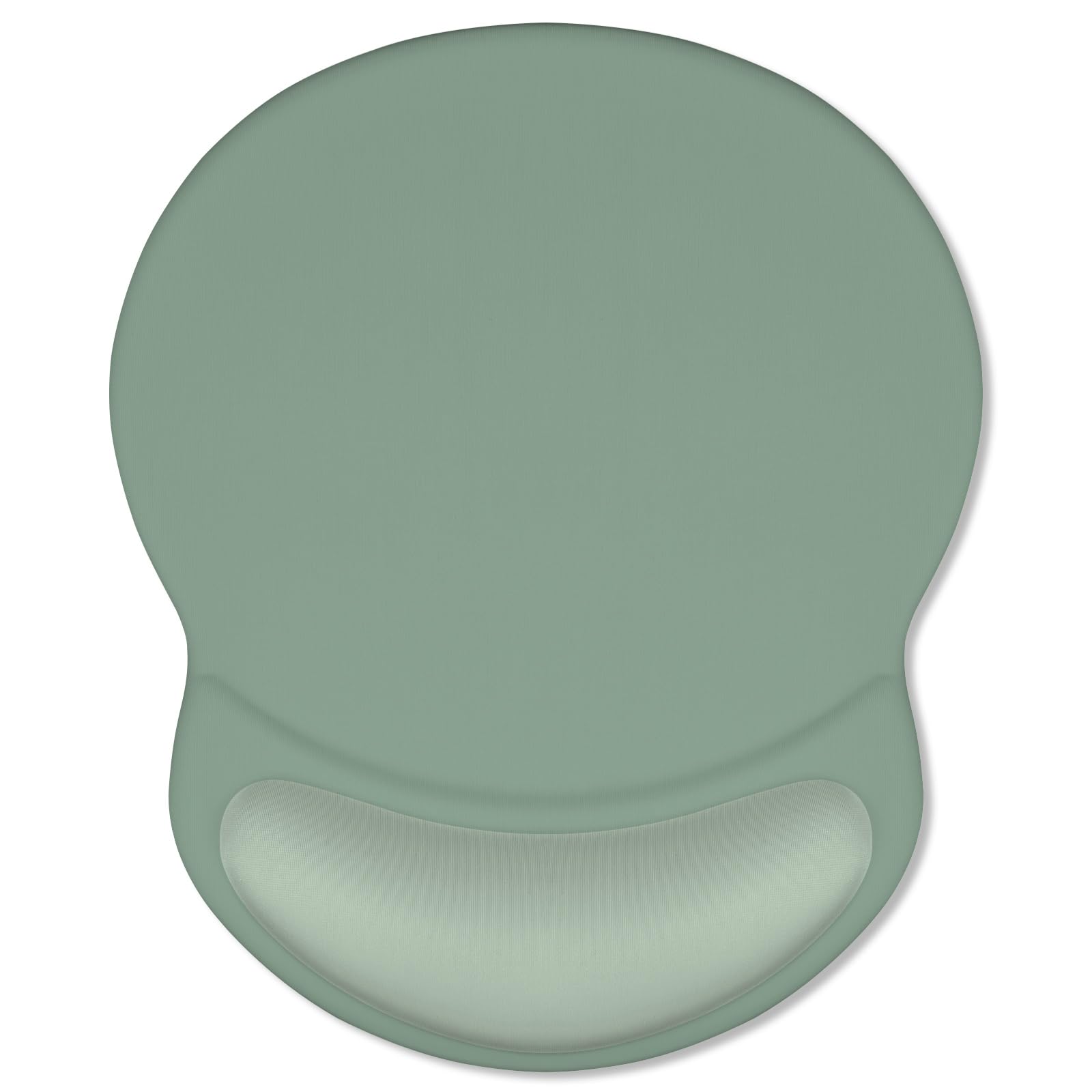 ITNRSIIET Ergonomic Mouse Pad with Comfort Gel Wrist Rest, Non-Slip PU Base, Smooth Textured Surface, Reduces Hand Fatigue & Wrist Pain, 220 x 180 mm for Office Gaming Home, Sage Mint Gradient - 1