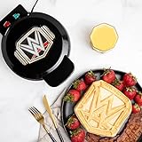 Uncanny Brands WWE Championship Belt Waffle Maker- Start Your Breakfast Like A Champion- Waffle Iron