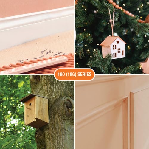 TACWISE 0392 Stauchkopfnägel Brad Typ 18G / 10 mm, Verzinkt, 5000 Stück, Silber, 10mm