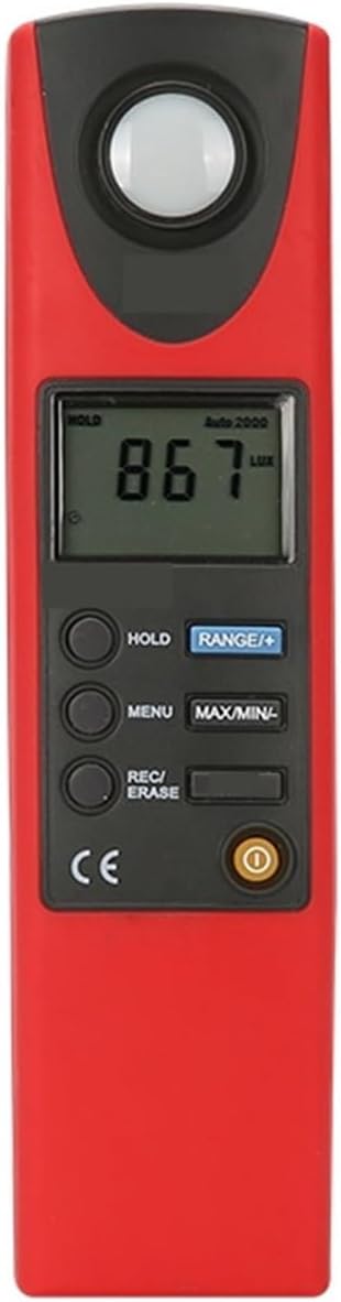 Photographic Light Meters Light Meter Auto/Manual Range Data Hold 2044 Sets Data Storage MAX/MIN Modes Lux/FC Selectable for Plants Aquarium Light Tester