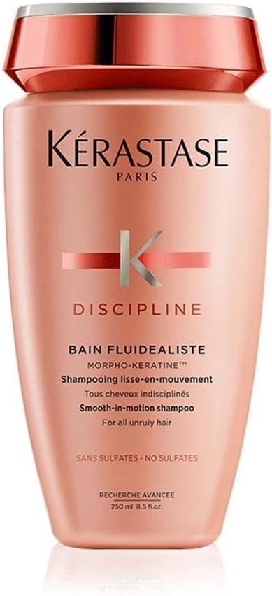 Kérastase Discipline Bain Fluidealiste Smoothing Sulfate-Free Shampoo for Frizzy, Unruly Hair 250ml