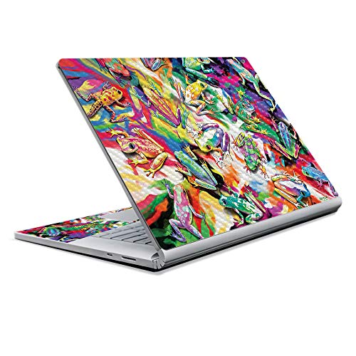 Image of MightySkins Carbon Fiber Skin for Microsoft Surface Book 2 13 inch (2017) - Wet Paint,Protective, Durable Textured Carbon Fiber Finish,Easy to Apply, Remove, and Change Styles,
