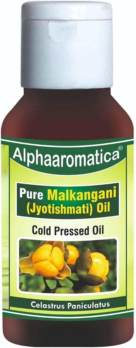 Alphaaromatica Malkangani Oil (Celastrus paniculatus) Cold Pressed 50ml