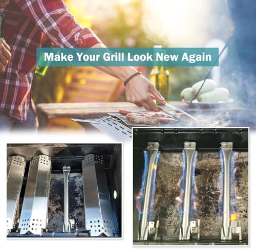 Criditpid Grill Replacement Parts for Nexgrill 6 Burner 720-0896B, 720-0896, 720-0898, 720-0896E, 730-0896, 720-0896C, Grill Grates and Heat Plates Shield for Nexgrill Deluxe 6 Burner Parts 720-0896B. by Criditpid - Image 7