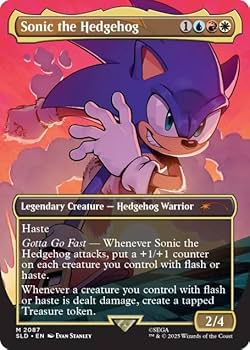 Magic the Gathering Secret Lair x Sonic The Hedgehog